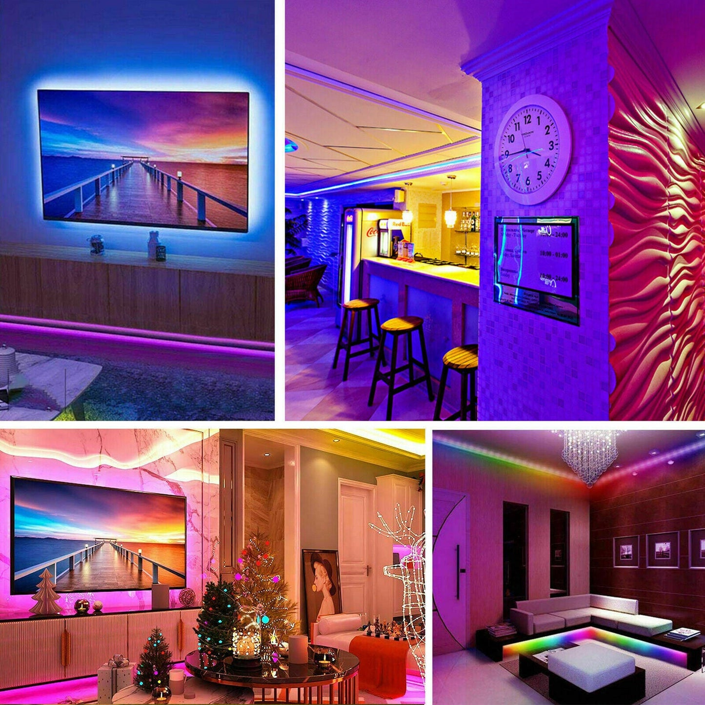 Smart LED Strip Lights – Remote-Control Room Glow