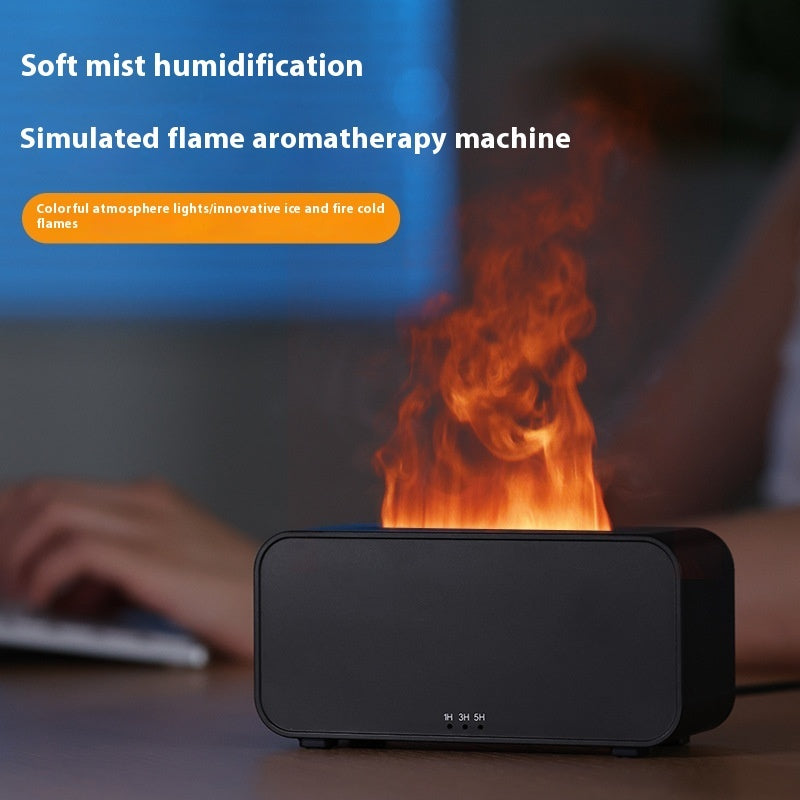 Flame Mist Humidifier- Cozy Air & Relaxing Glow