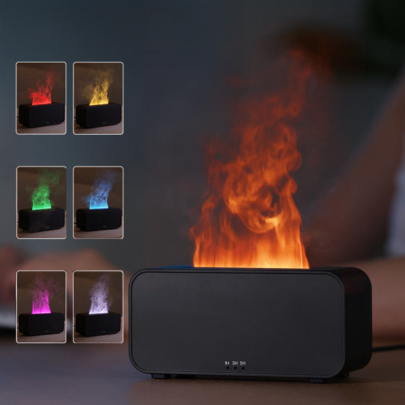 Flame Mist Humidifier- Cozy Air & Relaxing Glow